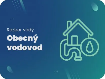 Informatívny rozbor vody - obecný vodovod